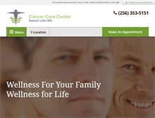 Tablet Screenshot of cancercarecenterdecatur.com